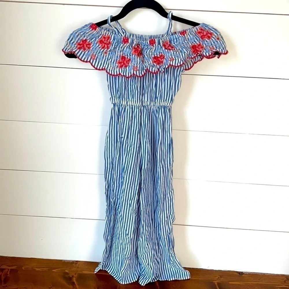 Trendy Spaghetti Strap Off the Shoulder Jumpsuit